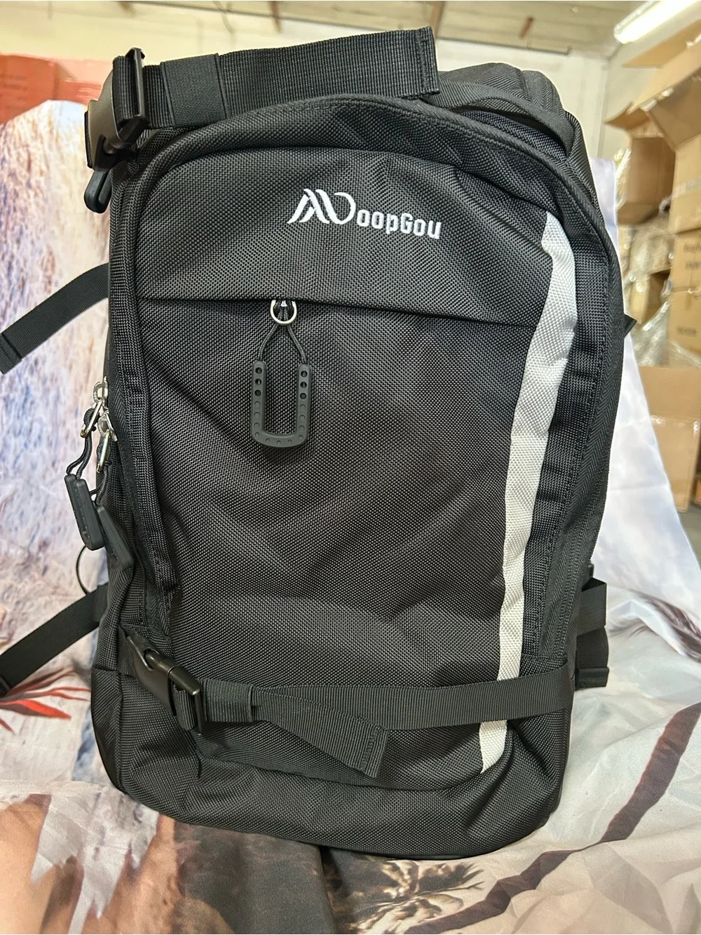 Men's Ski Boot Backpack - Black